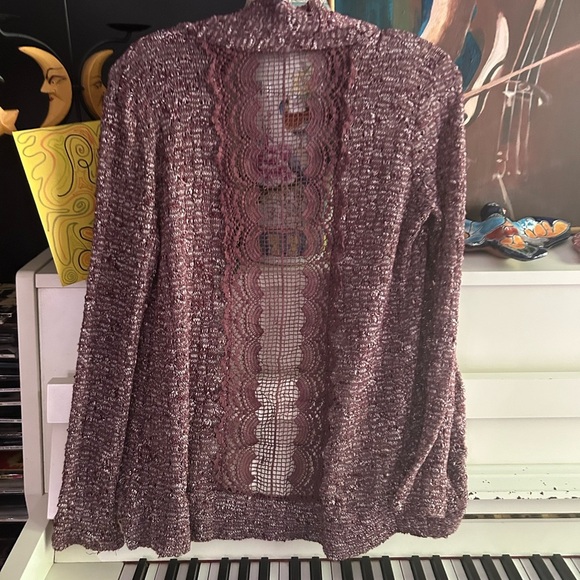 Charlotte Russe Maroon Cardigan - Picture 7 of 16